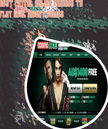 Online casino games with paypal