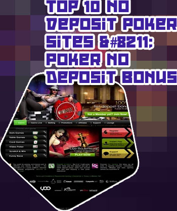 Poker casino no deposit bonus
